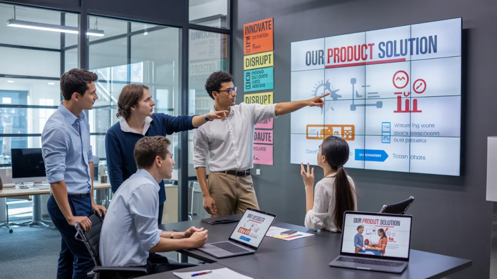 An explainer video for a startup company