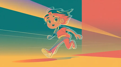 An example of modern 2D animation