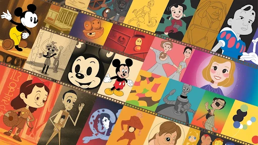 The system of animation in Hollywood