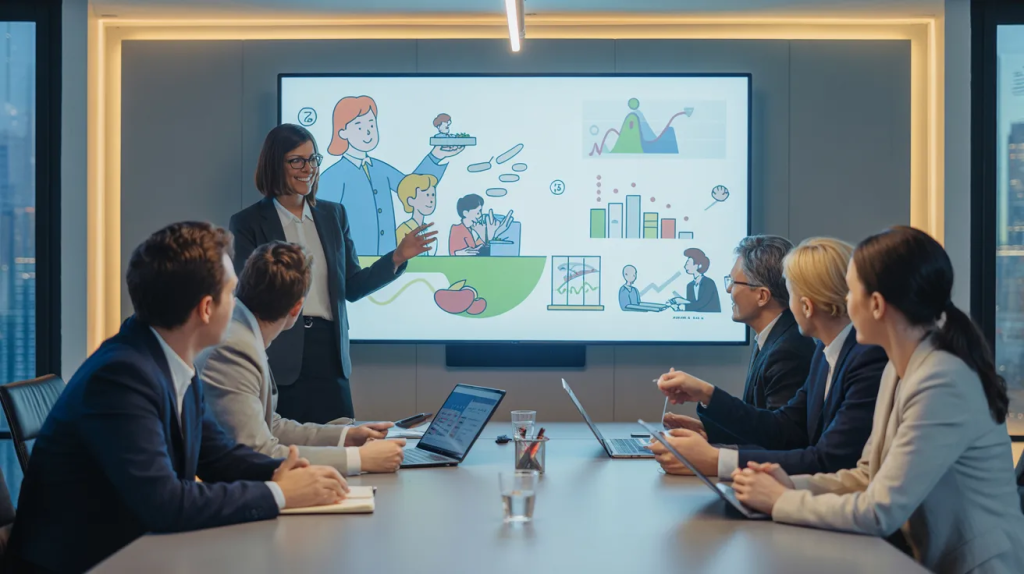 Explaining difficult business concepts through a simple and minimalistic animated explainer video