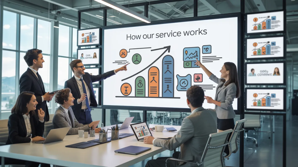 An example of explainer video usage in businesses