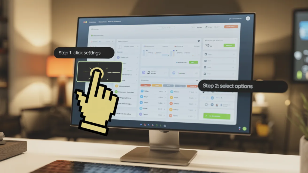 A screencast explainer video