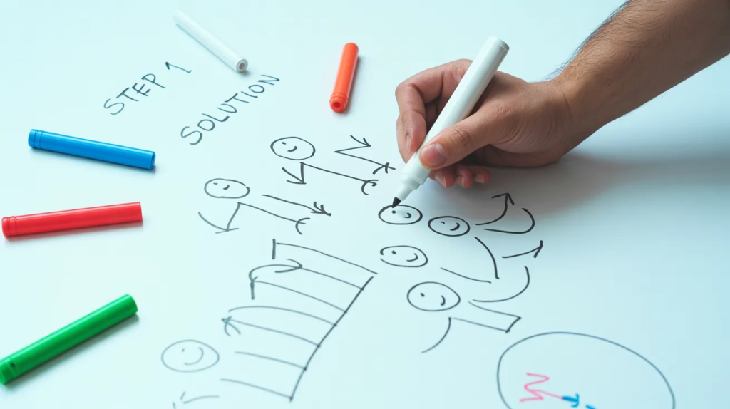 A whiteboard explainer video